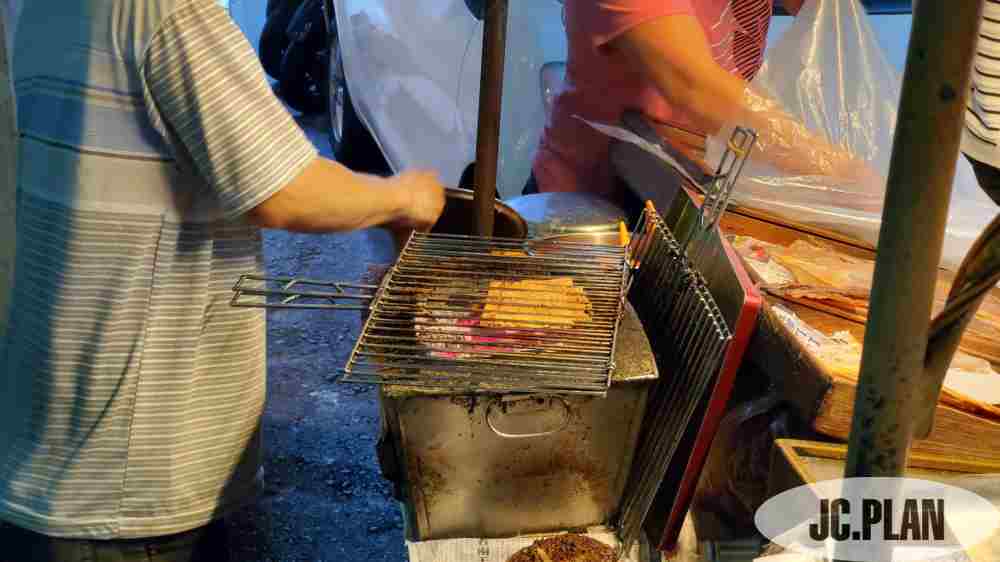 嘉義文化夜市開心魷碳烤乾魷魚